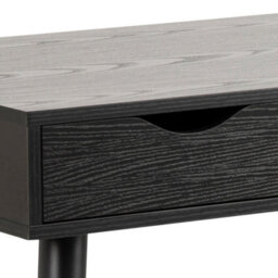 Furniture To Go Neptun 3 Drawer Office Desk In Black - thumbnail 7