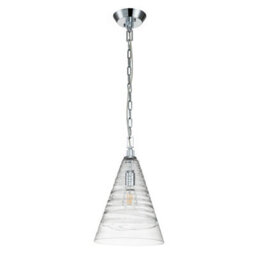 Luminosa Lighting Luminosa Feiss Elmore Dome Pendant Ceiling Light Polished Chrome - thumbnail 5