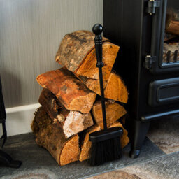 Lassic Fire Vida Hearth Black Fireplace Shovel And Brush Set - thumbnail 4