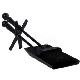 Lassic Fire Vida Hearth Black Fireplace Shovel And Brush Set - thumbnail 5