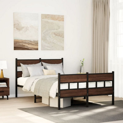 Berkfield Bed Frame Without Mattress With Headboard And Footboard 120X200 Cm - image 1