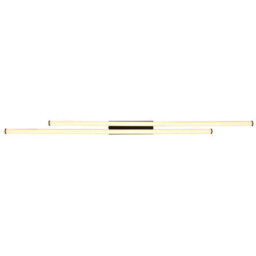 Luminosa Lighting Luminosa Kirina Integrated Led Semi Flush Ceiling Light Matt Black 2X Led 3000K - thumbnail 4