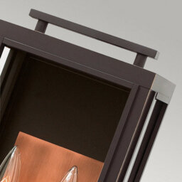 Luminosa Lighting Elstead Hinkley Sutcliffe Outdoor 2 Light Wall Lantern Oil Rubbed Bronze Ip44 - thumbnail 3