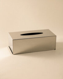 Cosmic Tissue Box Cover, Stainless Steel,  Free-Standing Or Wall-Mounted, Collection Architect S+ - thumbnail 2