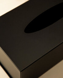 Cosmic Tissue Box Cover, Stainless Steel,  Free-Standing Or Wall-Mounted, Collection Architect S+ - thumbnail 3