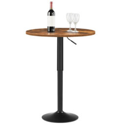 Bar Table  Pub Table Industrial Coffee Tea Dining Bistro Table - thumbnail 1