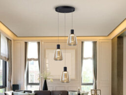 Luminosa Lighting Luminosa Carisa Cluster Pendant Ceiling 3 Light Black Led 3000K - Uk Stock - thumbnail 1