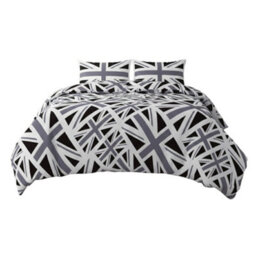 Union Jack Duvet Cover Set Trendy British Flag Bedding For Bedroom Decor Blue - thumbnail 2