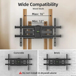 26-80 Inch Tv Wall Bracket Mount With Tilt & Swivel Movement To 50Kg Lcd Led - thumbnail 2