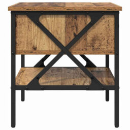 Berkfield Modern Bedside Tables 2 Pcs Old Wood 40X42X45 Cm Engineered Wood - thumbnail 8