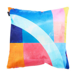 icon Indoor And Outdoor Abstract Waterproof Filled Cushion Blue - thumbnail 1