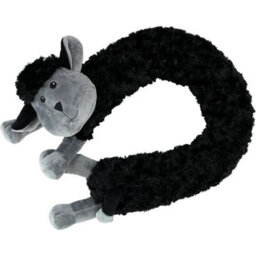 The Magic Toy Shop Black Sheep Novelty Draught Excluder Sheep Design Fabric Fleece Draft Door Stopper Cushion