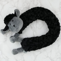 The Magic Toy Shop Black Sheep Novelty Draught Excluder Sheep Design Fabric Fleece Draft Door Stopper Cushion - thumbnail 6