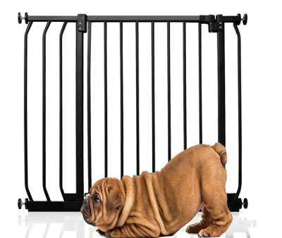 Bettacare Elite Pressure Dog Gate, 80Cm - 89Cm, Matt Black, Pressure Fit Pet Gate For Dog And Puppy - image 1