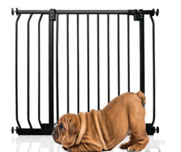 Bettacare Elite Pressure Dog Gate, 80Cm - 89Cm, Matt Black, Pressure Fit Pet Gate For Dog And Puppy - thumbnail 1