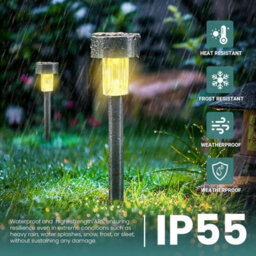 24 Pack Solar Path Lights, Waterproof Led Landscape Lighting For Driveway, Yard, Patio - thumbnail 4