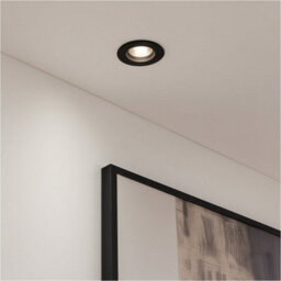 Loops Sleek Modern Black Ceiling Spotlight For Indoor Spaces - Perfect For Home Lighting - thumbnail 3