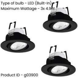 Loops Sleek Modern Black Ceiling Spotlight For Indoor Spaces - Perfect For Home Lighting - thumbnail 2