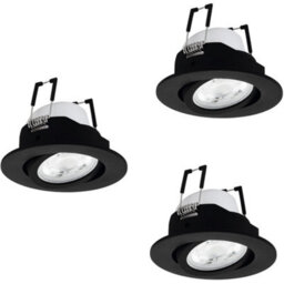 Loops Sleek Modern Black Ceiling Spotlight For Indoor Spaces - Perfect For Home Lighting - thumbnail 1
