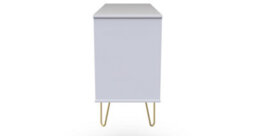 Dallas 6 Drawer Chest In Kobe Pink & White (Ready Assembled) - thumbnail 2