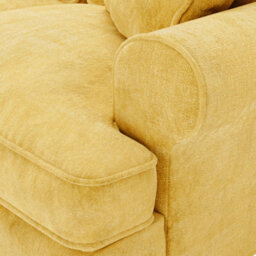 Alfie Gold Armchair For Living Room - Fully Assembled By Roseland Furniture - thumbnail 4