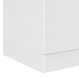Wyld And Coco Nordic White Tv Stand 102 Cm With 2 Drawers And Open Shelves - thumbnail 8