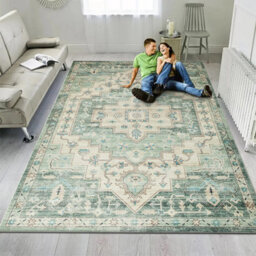 Ameha Large Area Cashmere Ember Rug Master Bedroom Carpet 200 X 290 Cm Indoor/outdoor Rug - thumbnail 3