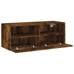 Walplus Tv Wall Cabinet Smoked Oak 80X30X30 Cm Engineered Wood - thumbnail 7
