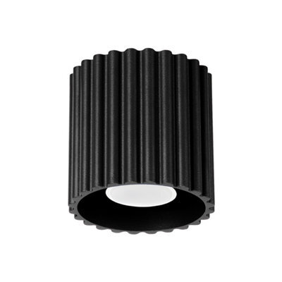 Luminosa Lighting Luminosa Aura Surface Mounted Downlight Black 1X Gu10 - image 1