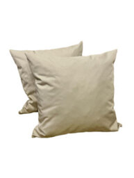 Crescent Waterproof 45X45Cm Cream Garden Cushion, Shredded Foam Filled Outdoor Garden Throw Pillow Pack Of 2 - thumbnail 1