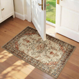 Imperial Rooms Homeware Soft Pile Small Rug Living Room Rugs Anti Slip Doormat Rug Kitchen Rugs Timeless 40X60Cm - thumbnail 6