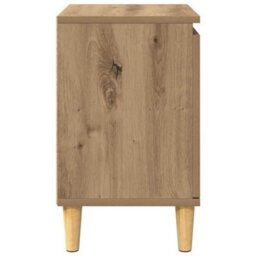 Berkfield Modern Artisan Oak Bedside Table Artisan Oak Mdf 40 X 30 X 50 Cm - thumbnail 7