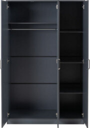 Seconique Dakota 3 Door Wardrobe Bedroom Set Grey - thumbnail 3
