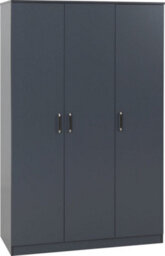 Seconique Dakota 3 Door Wardrobe Bedroom Set Grey - thumbnail 2