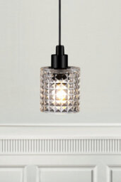 Nordlux Hollywood Glass Pendant Light Retro Clear,mains - thumbnail 1