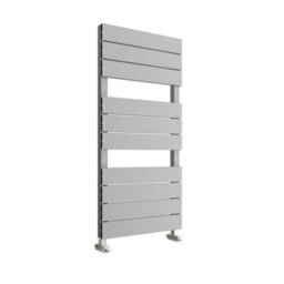 Bubly Bathrooms Light Grey Designer Aluminium Towel Radiator 500 X 1150mm - Modern Bathroom Heater