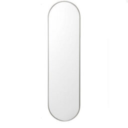 Melody Maison Silver Oval Framed Wall Mirror 140Cm X 40Cm - thumbnail 8