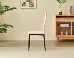 Outdoor Living (NW) Ltd Colorado Dining Table With 4 Champaigne Emily Leather Chairs - thumbnail 4