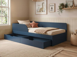 Flair Aris Single Montessori Bed With Storage Drawers Navy - thumbnail 3