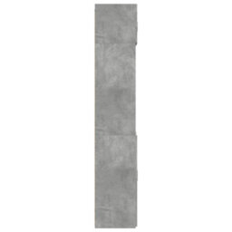 Berkfield Storage Cabinet Concrete Grey 70X42.5X225 Cm Engineered Wood - thumbnail 7