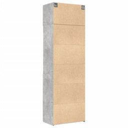 Berkfield Storage Cabinet Concrete Grey 70X42.5X225 Cm Engineered Wood - thumbnail 8