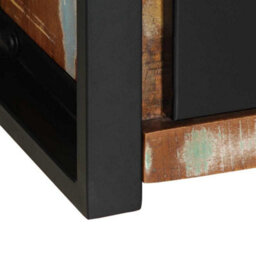 Berkfield Industrial Tv Cabinet 100X30X25 Cm Solid Wood Reclaimed - thumbnail 8