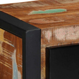 Berkfield Industrial Tv Cabinet 100X30X25 Cm Solid Wood Reclaimed - thumbnail 6