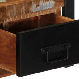 Berkfield Industrial Tv Cabinet 100X30X25 Cm Solid Wood Reclaimed - thumbnail 7