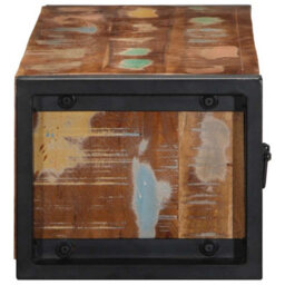 Berkfield Industrial Tv Cabinet 100X30X25 Cm Solid Wood Reclaimed - thumbnail 4