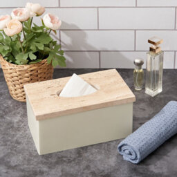 Tissue Box Cover Rectangle Tissue Box Holder For Home Or Office Tissue Storage Car Tissue Box Easy To Refill Dispenser For Facial - thumbnail 5