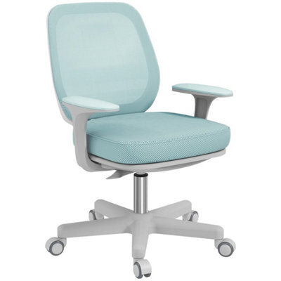 Office Chair, 360 Degree Swivel Desk Chair With Wheels, Light Green - image 1