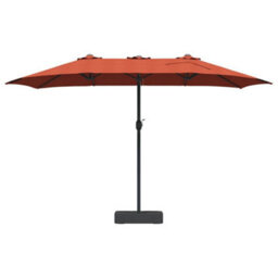 Berkfield Garden Parasol Terracotta 385 X 209 X 244 Cm Fabric - thumbnail 4