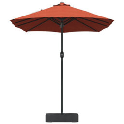 Berkfield Garden Parasol Terracotta 385 X 209 X 244 Cm Fabric - thumbnail 5