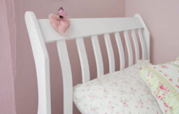 Nöa & Nani Noa & Nani Single Bed Sleigh Frame In Classic White Astrid - thumbnail 3